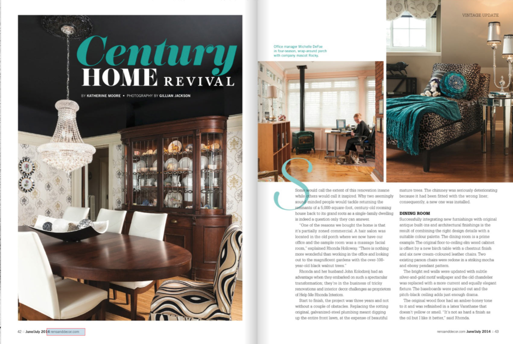 Reno & Decor  - July 2014 - Century Home